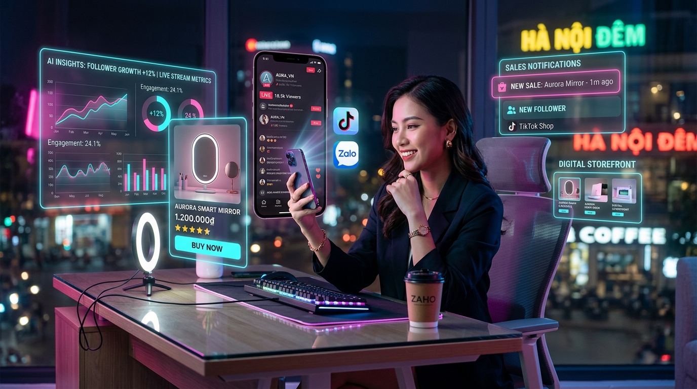 Affiliate AI 2026: Biến Influencer Việt Thành 'Digital Storefront' Tự Động Trên TikTok & Zalo