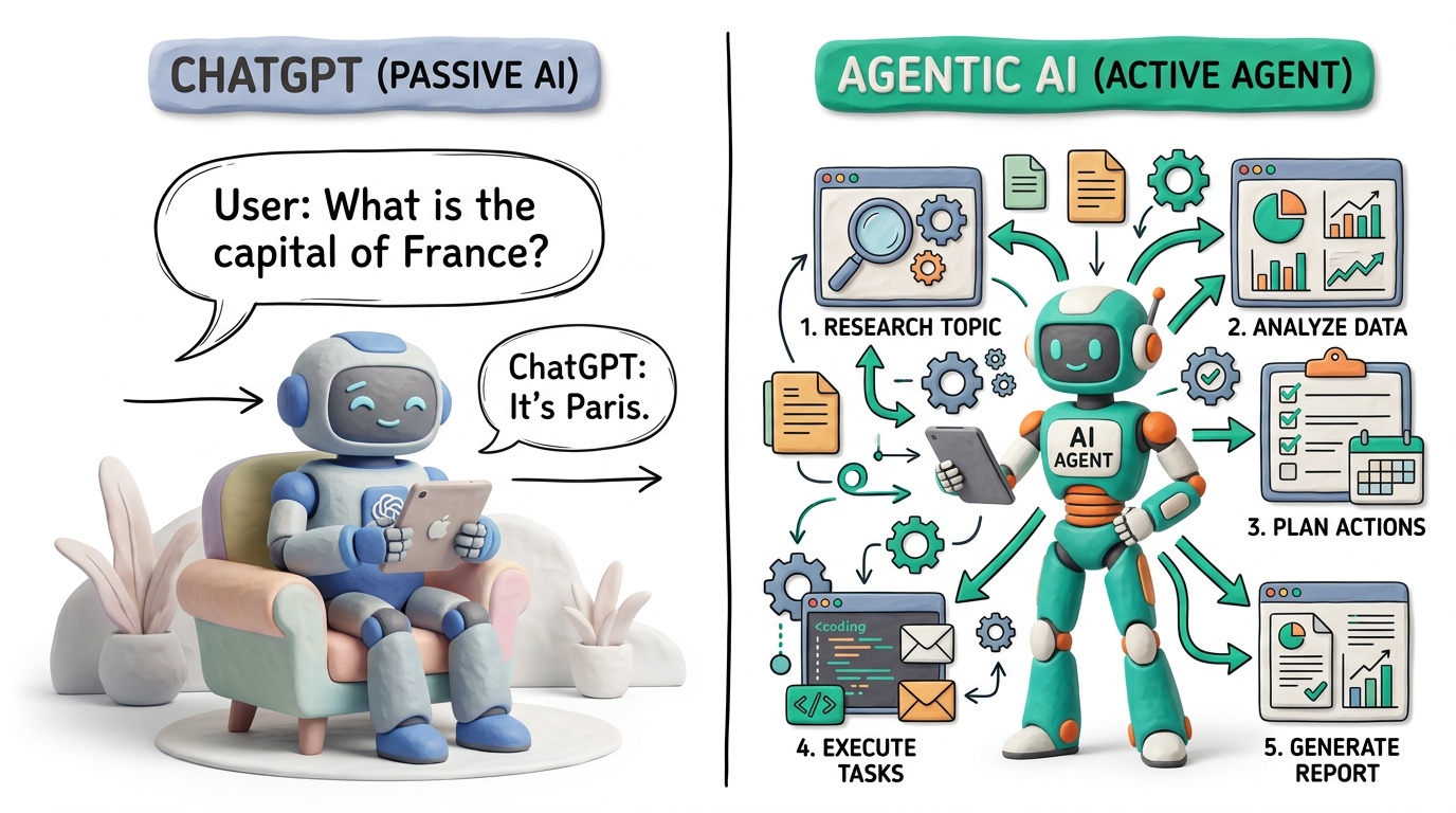 So sánh Agentic AI và ChatGPT