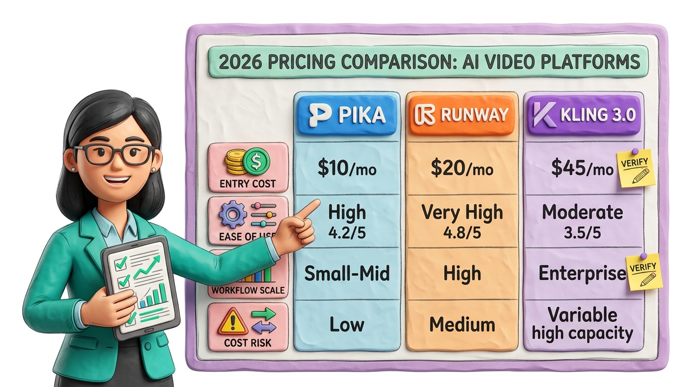 Bảng giá Pika Runway Kling 2026 cho SME Việt