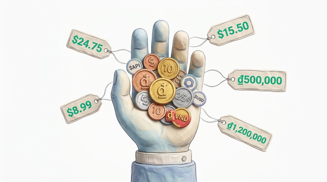 Chi phí API token tại Việt Nam