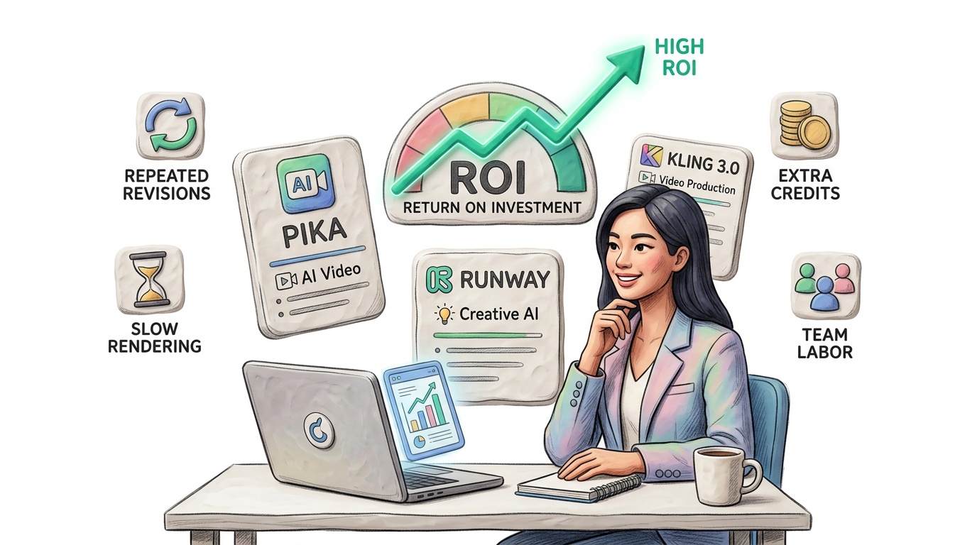 Chi phí video AI 2026: So sánh Pika, Runway, Kling cho SME