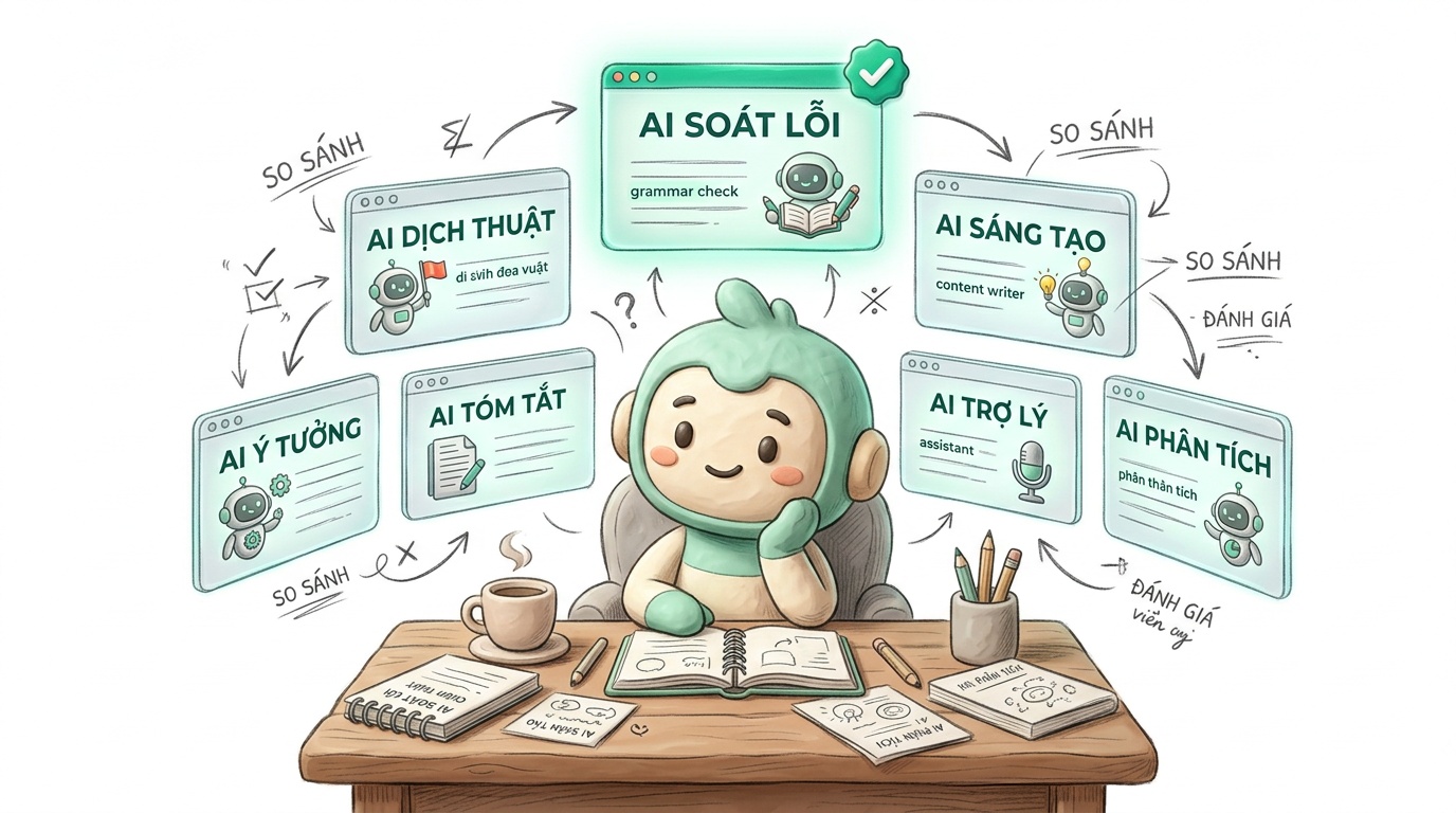 7 Công Cụ AI Viết Tiếng Việt Tốt Nhất 2026: Đâu Là Tool Đáng Dùng?