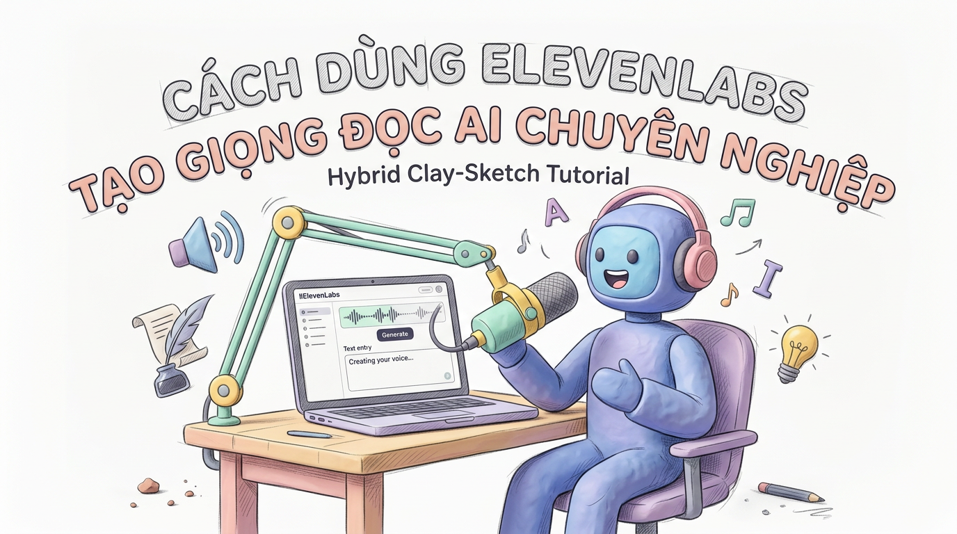 Cách Dùng ElevenLabs Tạo Giọng Đọc AI Chuyên Nghiệp