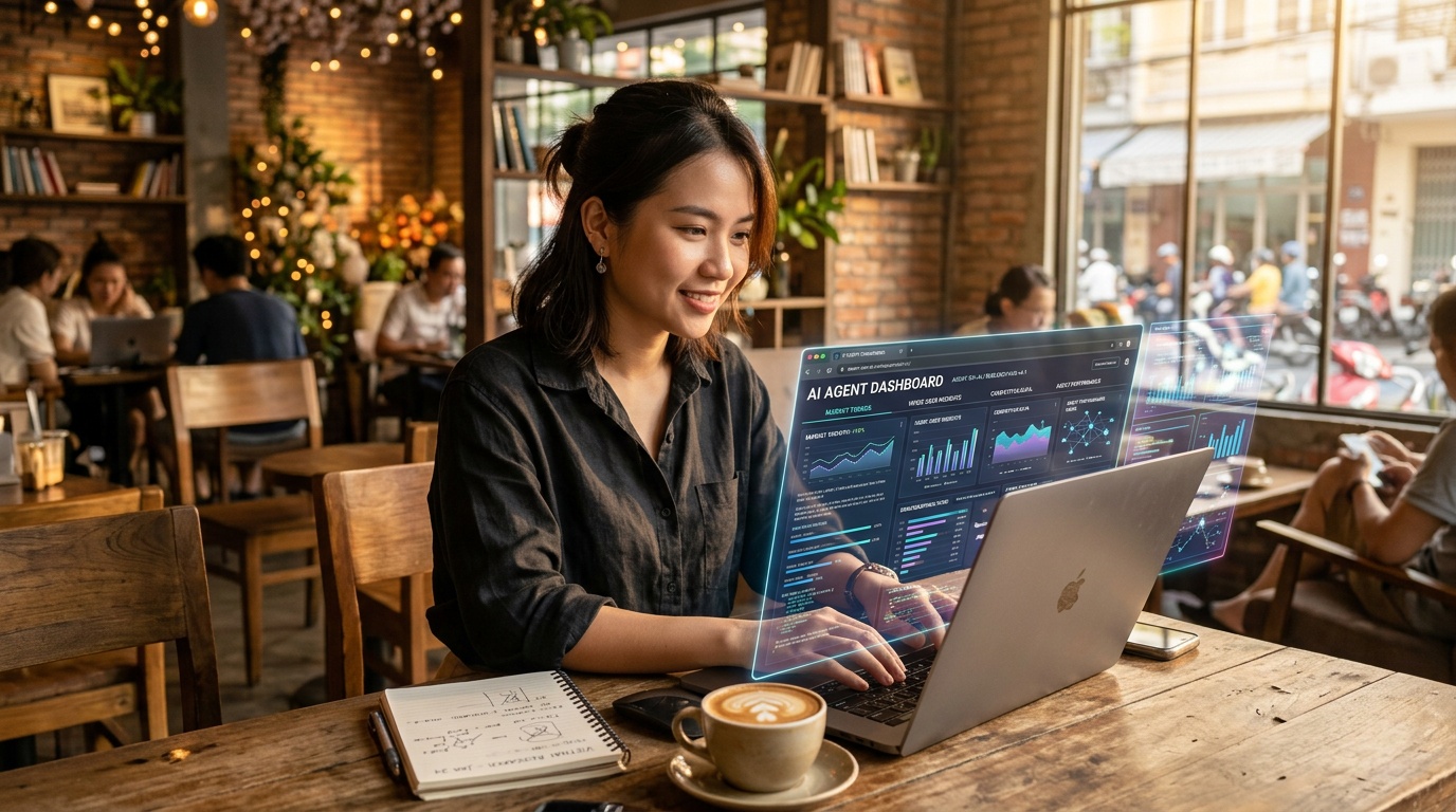 Freelancer Việt làm việc cùng AI Agent