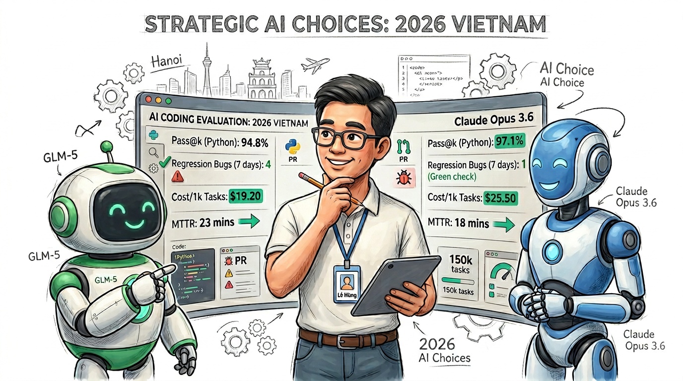 GLM-5 vs Claude Opus 4.6 2026: Chọn AI coding đúng cho team Việt