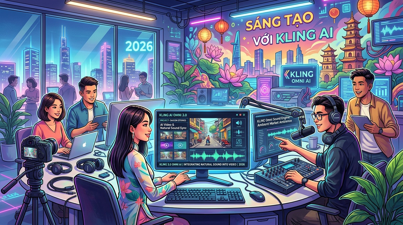 Kling 3.0 Omni Review 2026: Tích Hợp Âm Thanh Tự Nhiên Cho Content Creators Việt