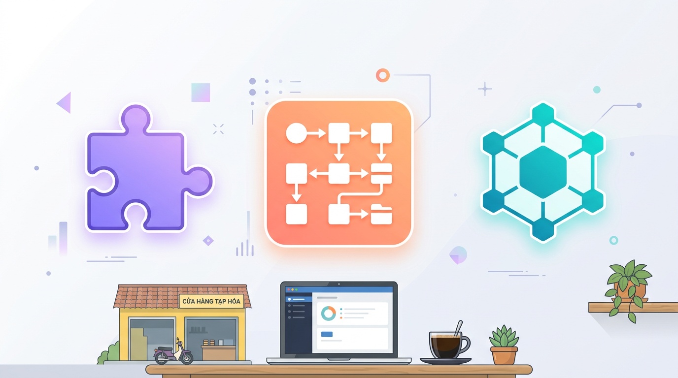 Make vs n8n vs Zapier 2026: Nền Tảng Automation AI Nào Đáng Đầu Tư Cho SME Việt Dưới 100 Nhân Sự?