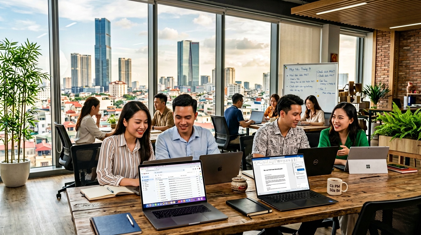 Tính năng Workspace Studio và Copilot tại Việt Nam